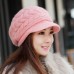 Wool Beret Hat  Crochet Winter Knit Slouchy Spring Cap Beanie Warm  eb-20581775
